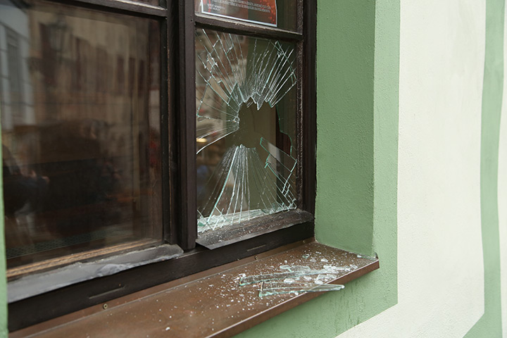 A2B Glass are able to board up broken windows while they are being repaired in Morpeth.